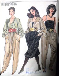 8177 VOGUE WRAP LS TOP,PANTS,KNICKERS,CAMI PATTERN 12